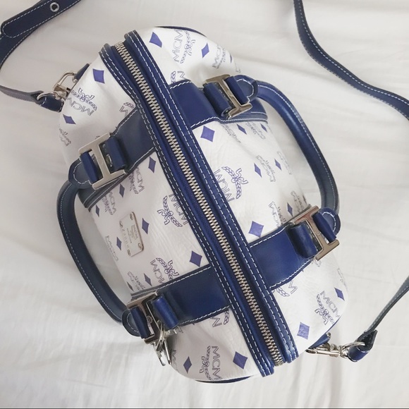 | MCM | Visetos Crossbody Boston Bag with Charms | - Picture 12 of 17